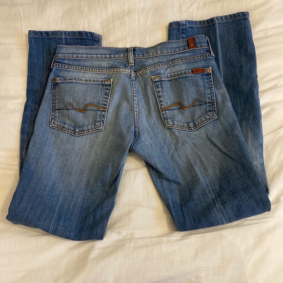 7 for all man kind straight leg jeans - Picture 2 of 4